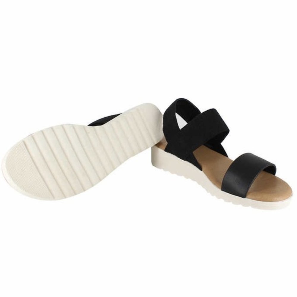 KENSIE Women's Everlee Stretch Strap Sandals - Picture 5 of 7